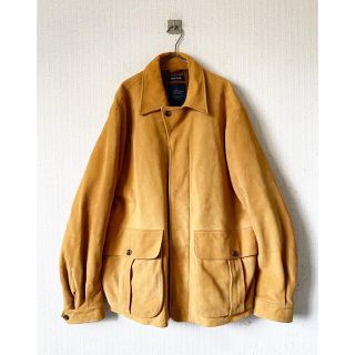 マルタンマルジェラ(Maison Martin Margiela)のvintage nautica シープスキン 茶色 レザー ムートンジャケット(レザージャケット)