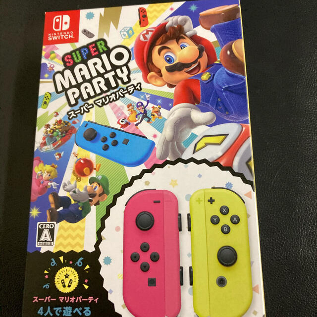 新品　スーパー マリオパーティ 4人で遊べる Joy-Conセット Switch