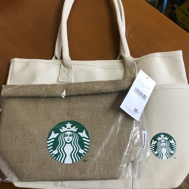 Starbucks Coffee(スターバックスコーヒー)のスターバックス福袋2021 トートバッグ&ランチバック  レディースのバッグ(トートバッグ)の商品写真