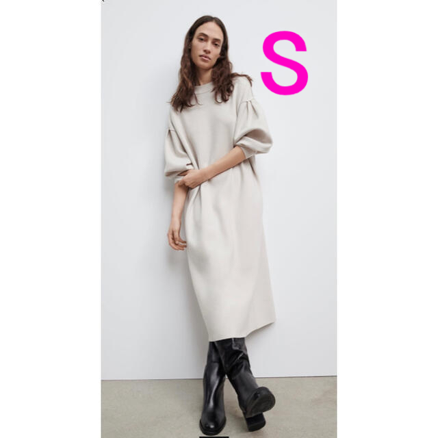 ZARA - ZARA オーバーサイズニットワンピース ニットワンピース