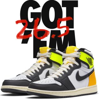 ナイキ(NIKE)の26.5！nike jordan 1 high og volt gold(スニーカー)