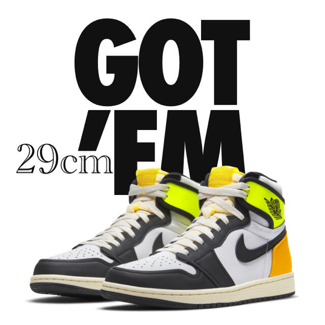 メンズNike Air Jordan 1 Volt Gold 29 cm