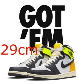 ナイキ(NIKE)のNIKE AIR JORDAN1 volt gold 29cm(スニーカー)