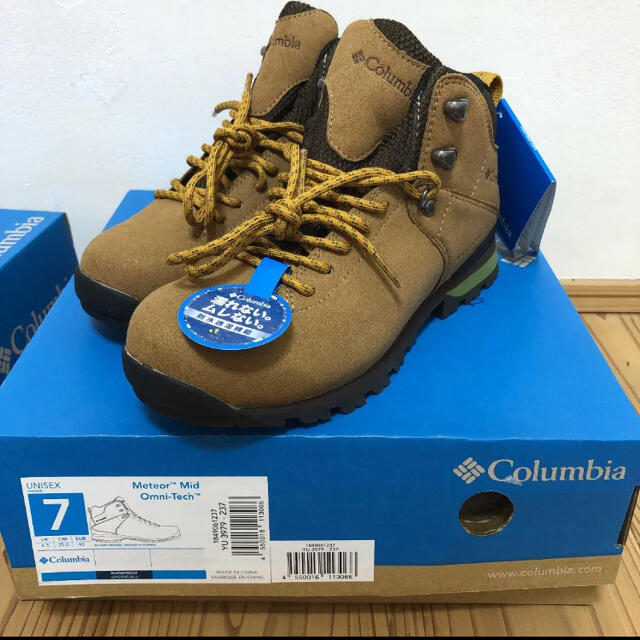 Columbia(コロンビア)の新品未使用　コロンビア　メテオミッド　オムニテック　登山　ブーツ レディースの靴/シューズ(ブーツ)の商品写真