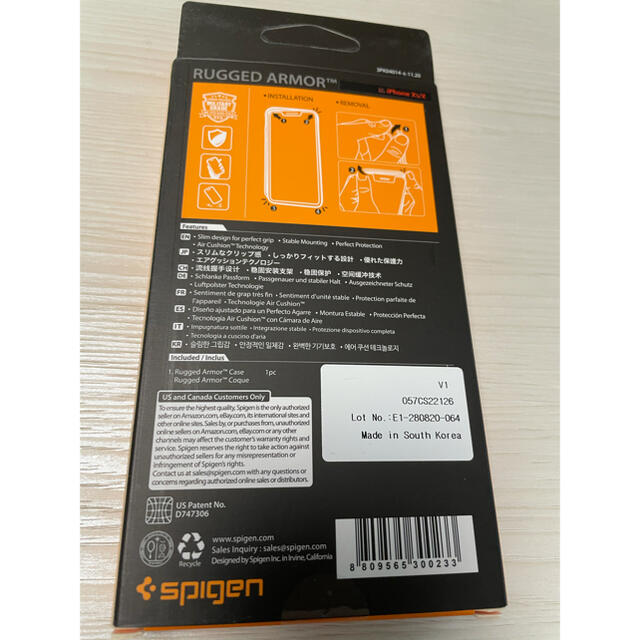 Spigen(シュピゲン)のiPhone Xs/X  スマホケース　Spigen 【未開封　未使用】 スマホ/家電/カメラのスマホアクセサリー(iPhoneケース)の商品写真