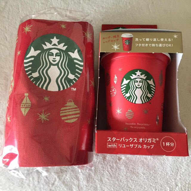 Starbucks Coffee(スターバックスコーヒー)のスタバ トートバッグ リユーザブルカップ レディースのバッグ(トートバッグ)の商品写真