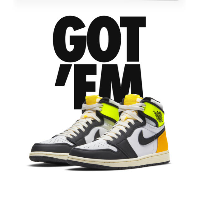 Nike Air Jordan 1 Volt Gold 27.5cm