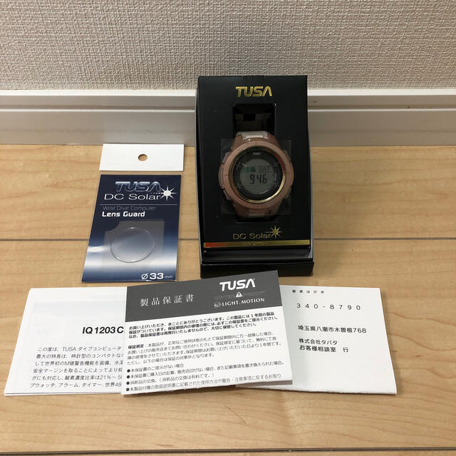 【ＳＡＬＥ中】　新品　ダイブコンピューターTUSA 　ツサ　 IQ 1203