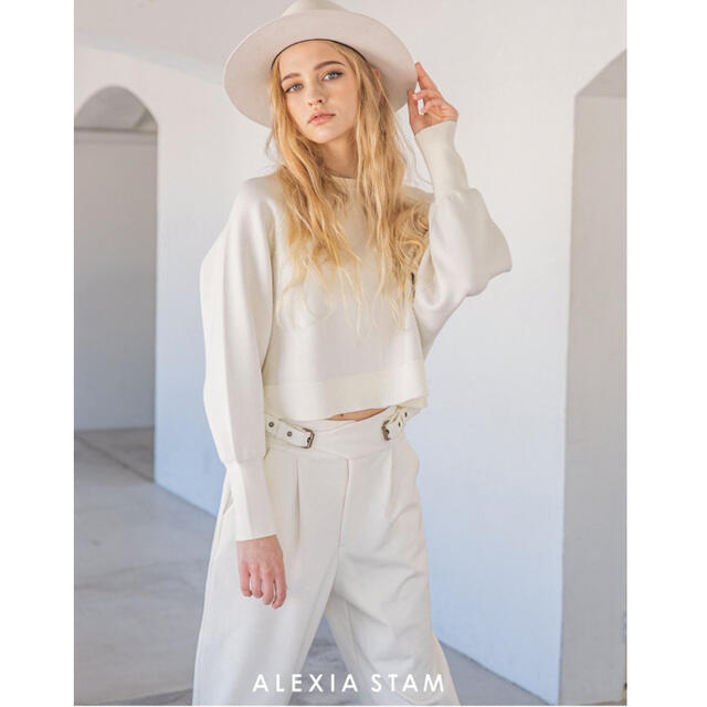 ALEXIASTAM♡Dolman Sleeve Knit Top