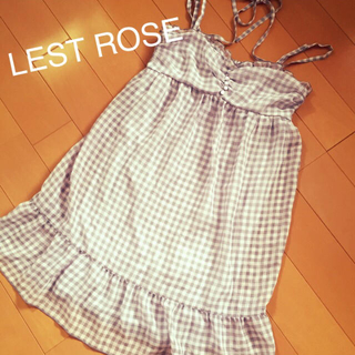 レストローズ(L'EST ROSE)のレストローズ☆ワンピース☆美品(ひざ丈ワンピース)