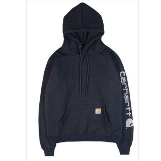 カーハート(carhartt)のSALE 大人気 お洒落 カジュアル Carhartt 裏起毛 パーカー 黒 即(パーカー)