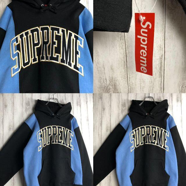 【即完売】 Supreme シュプリーム 新品未使用 刺繍ロゴ パーカー 希少