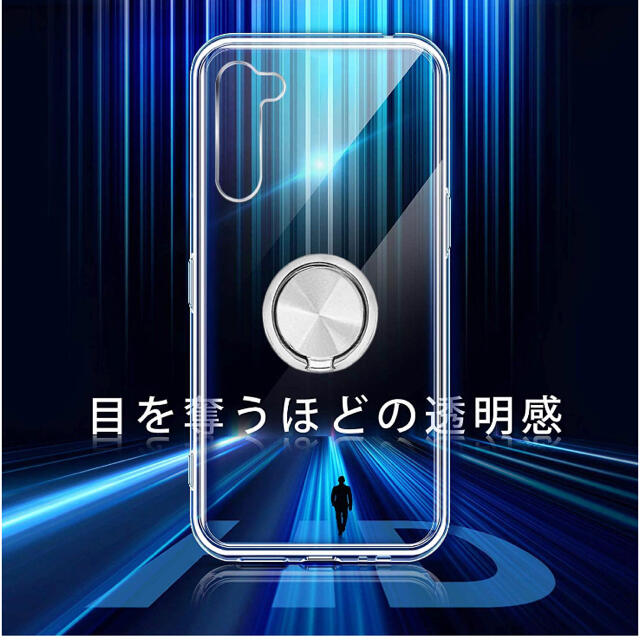 Reno3 A ケース クリア TPU リング付き スタンド機能 軽量 薄型  スマホ/家電/カメラのスマホアクセサリー(iPhoneケース)の商品写真