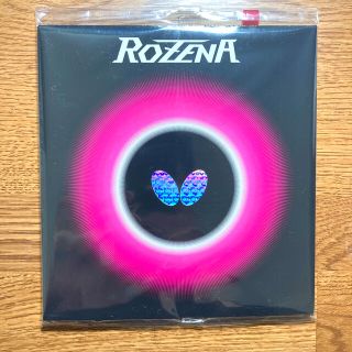 バタフライ(BUTTERFLY)のROZENA ロゼナ　赤　特厚(卓球)