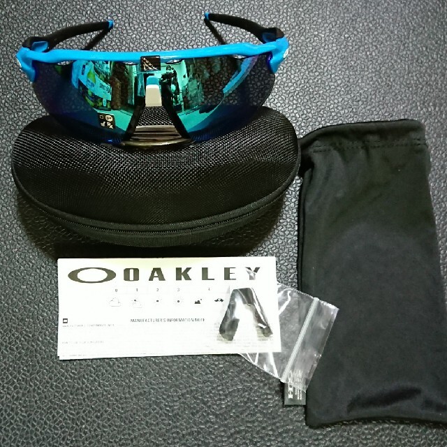 Oakley(オークリー)のオークリーRadarEV Advancer Sky/Prizm Sapphire スポーツ/アウトドアの自転車(ウエア)の商品写真