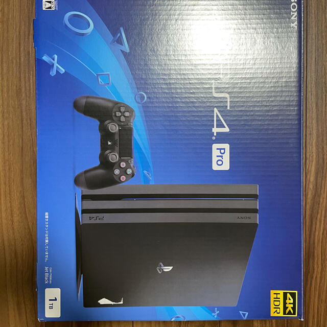 早割クーポン！ PlayStation4 - SONY PlayStation4 pro  CUH-7100BB01 1TB 家庭用ゲーム機本体
