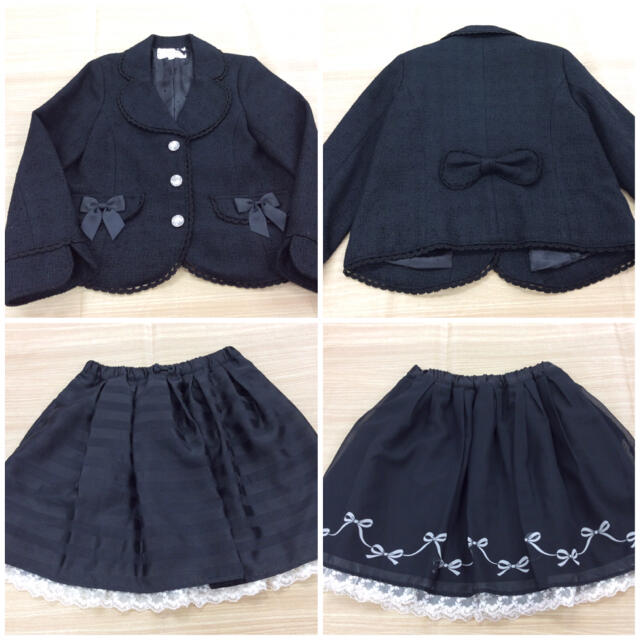 anyFAM(エニィファム)のanyFAM セットアップ 130cm  02MN0112406 キッズ/ベビー/マタニティのキッズ服女の子用(90cm~)(ドレス/フォーマル)の商品写真