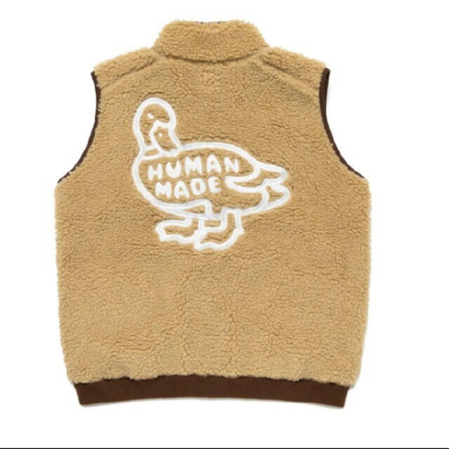 HUMANMADE FLEECE VEST DUCK BEIGE M