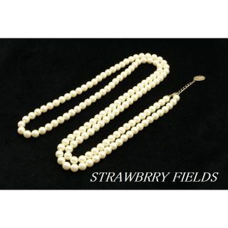 ストロベリーフィールズ(STRAWBERRY-FIELDS)の【WA44】STRAWBRRY FIELDS パール ビーズ ロング ネックレス(ネックレス)