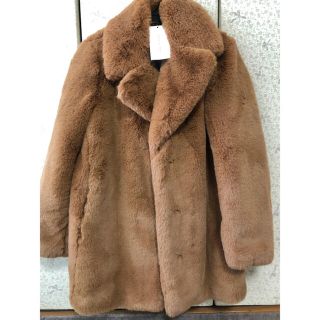 ザラ(ZARA)のZARA フェイクファーコート(毛皮/ファーコート)