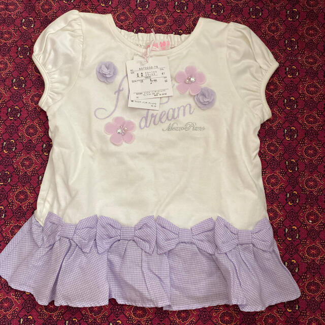 mezzo piano(メゾピアノ)のメゾピアノ　tシャツ キッズ/ベビー/マタニティのキッズ服女の子用(90cm~)(Tシャツ/カットソー)の商品写真