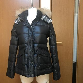 バーバリーブルーレーベル(BURBERRY BLUE LABEL)のK.H様専用!  BURBERRYダウンコート 黒 (ダウンコート)