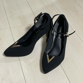 アベイル(Avail)の[ほぼ新品] Sサイズ　ハイヒール黒パンプス(ハイヒール/パンプス)