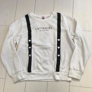 ピンクラテ(PINK-latte)の【最終値下げ】ピンクラテ　トレーナー　150cm(Tシャツ/カットソー)