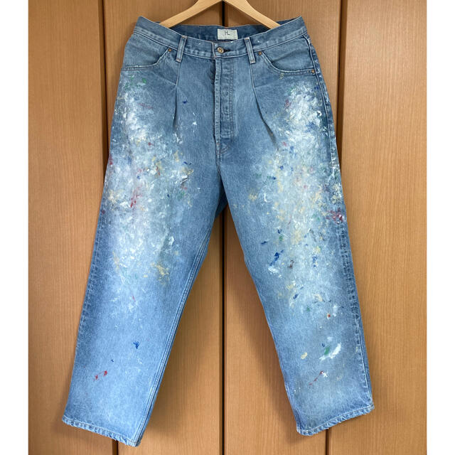 1LDK SELECT(ワンエルディーケーセレクト)の【希少】herill 15oz Denim Tack Splash 4PK 2 メンズのパンツ(デニム/ジーンズ)の商品写真