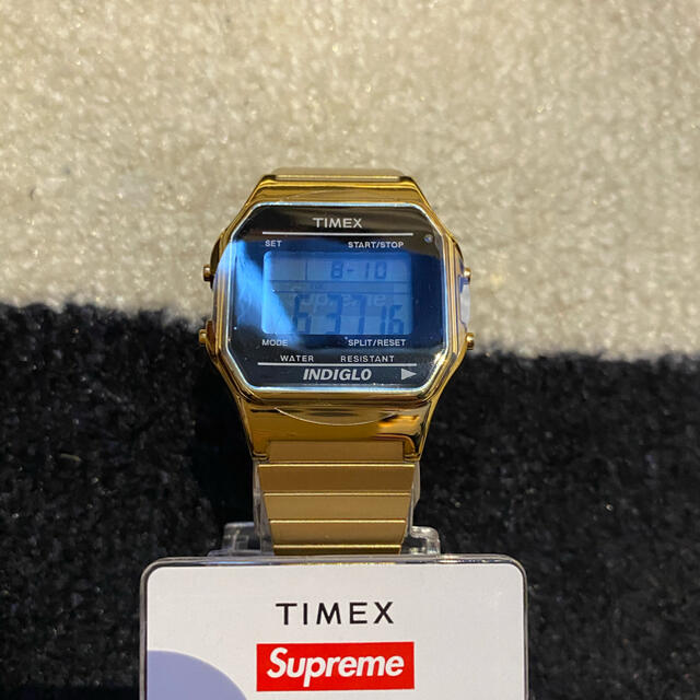 supreme  ✖️ timex シルバー新品未使用