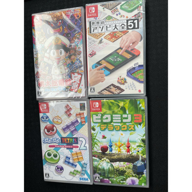 任天堂switch 桃太郎電鉄　アソビ大全　ピクミン3 ぷよぷよテトリス2 新品