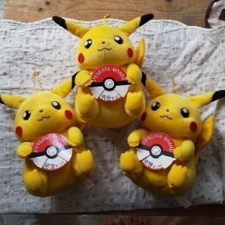 ポケモン(ポケモン)のピカチュウぬいぐるみ セット(ぬいぐるみ)