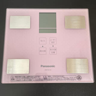 パナソニック(Panasonic)の体重計 Panasonic EW-FA13 ライトピンク　体組成計(体重計/体脂肪計)