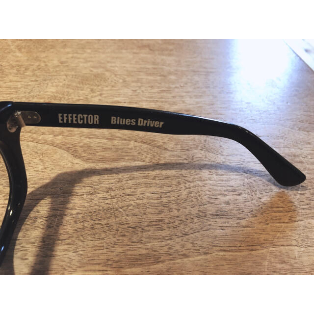 EFFECTOR(エフェクター)のEFFECTOR  Blues Driver レンズ交換済み 伊達 黒 度無し メンズのファッション小物(サングラス/メガネ)の商品写真