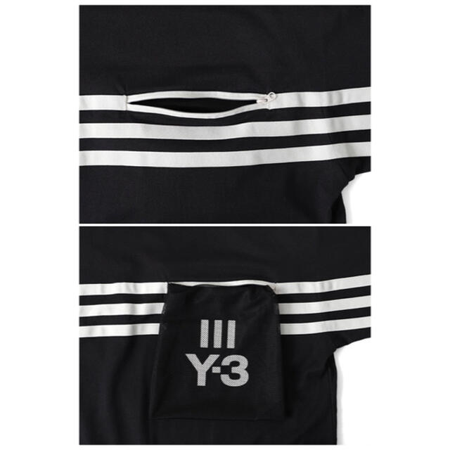 Y-3(ワイスリー)のY-3 ワイスリー ストライプ 半袖 Tシャツ Lサイズ FJ0414 メンズのトップス(Tシャツ/カットソー(半袖/袖なし))の商品写真