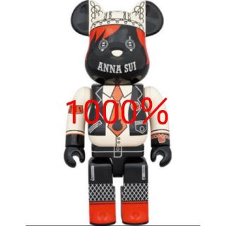 メディコムトイ(MEDICOM TOY)のBE@RBRICK ANNA SUI RED&BEIGE 1000%(キャラクターグッズ)