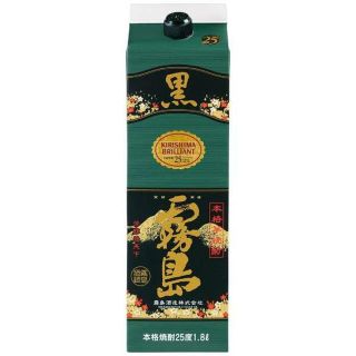 黒霧島　1800ml 6本 1ケース(焼酎)