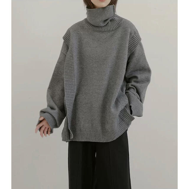 SUNSEA(サンシー)の[入荷済み] turtleneck layered knit#No.19G メンズのトップス(ニット/セーター)の商品写真