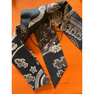 エルメス(Hermes)のHERMES🍊エルメス メゾン限定　ツイリー LES CLES 鍵柄(バンダナ/スカーフ)