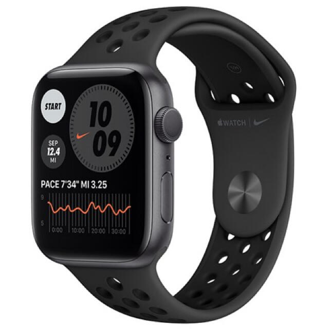 Apple Watch 6 GPS 44mm NIKE ブラック 新品未開封 | vrealitybolivia.com