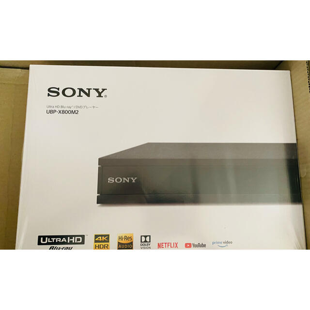 SONY(ソニー)のソニー　ＳＯＮＹ　Ｕｌｔｒａ　ＨＤ　ブルーレイプレーヤー　ＵＢＰ−Ｘ８００Ｍ２ スマホ/家電/カメラのテレビ/映像機器(ブルーレイプレイヤー)の商品写真