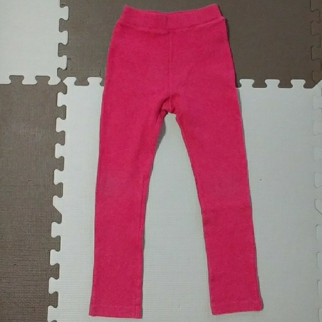 西松屋(ニシマツヤ)のキッズ　ストレッチパンツ　サイズ１２０　ピンク キッズ/ベビー/マタニティのキッズ服女の子用(90cm~)(パンツ/スパッツ)の商品写真