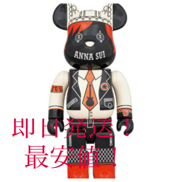 BE@RBRICK ANNA SUI RED & BEIGE 1000％