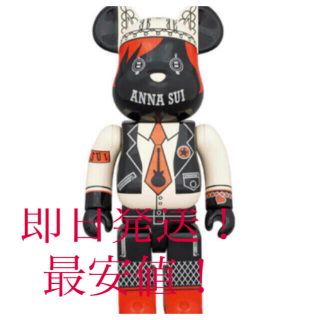 メディコムトイ(MEDICOM TOY)のBE@RBRICK ANNA SUI RED & BEIGE 1000％(キャラクターグッズ)