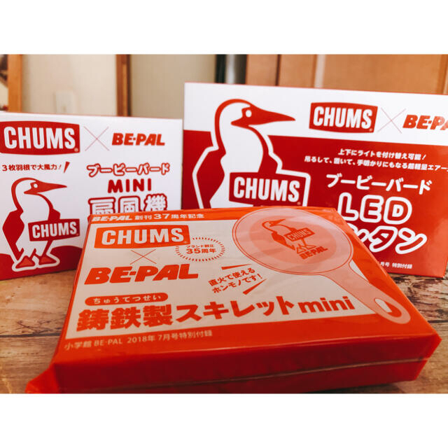 CHUMS(チャムス)のBE-PAL付録 CHUMSシリーズまとめ売り☆ スポーツ/アウトドアのアウトドア(その他)の商品写真