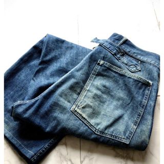 激レア  VINTAGE US.ARMY M-35 DENIM シンチバック (ワークパンツ/カーゴパンツ)