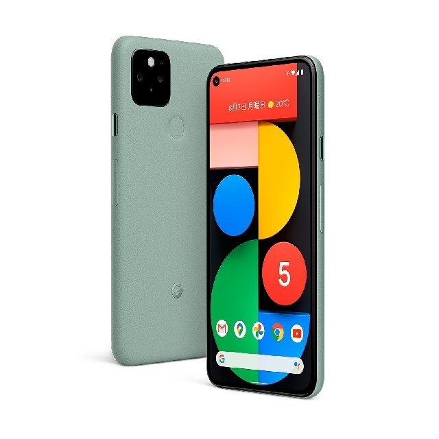 スマートフォン本体【未使用新品】Google Pixel5 Green  SIMフリー版 即日発送