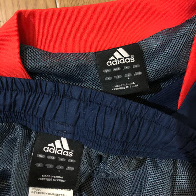 adidas(アディダス)のアディダス　サッカーピステ上下　Lサイズ スポーツ/アウトドアのサッカー/フットサル(ウェア)の商品写真