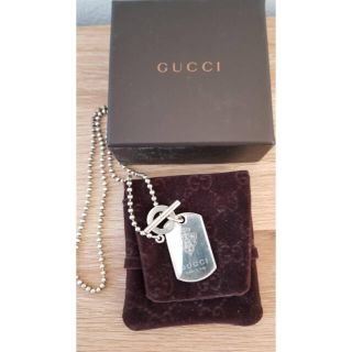 グッチ(Gucci)のGUCCI　シルバーネックレス (ネックレス)