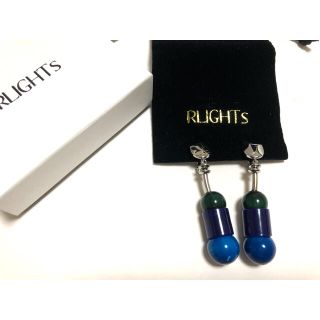 ユナイテッドアローズ(UNITED ARROWS)の未使用 RLIGHTs ライツ ビジュー イヤリング アクセサリー シルバー(イヤリング)